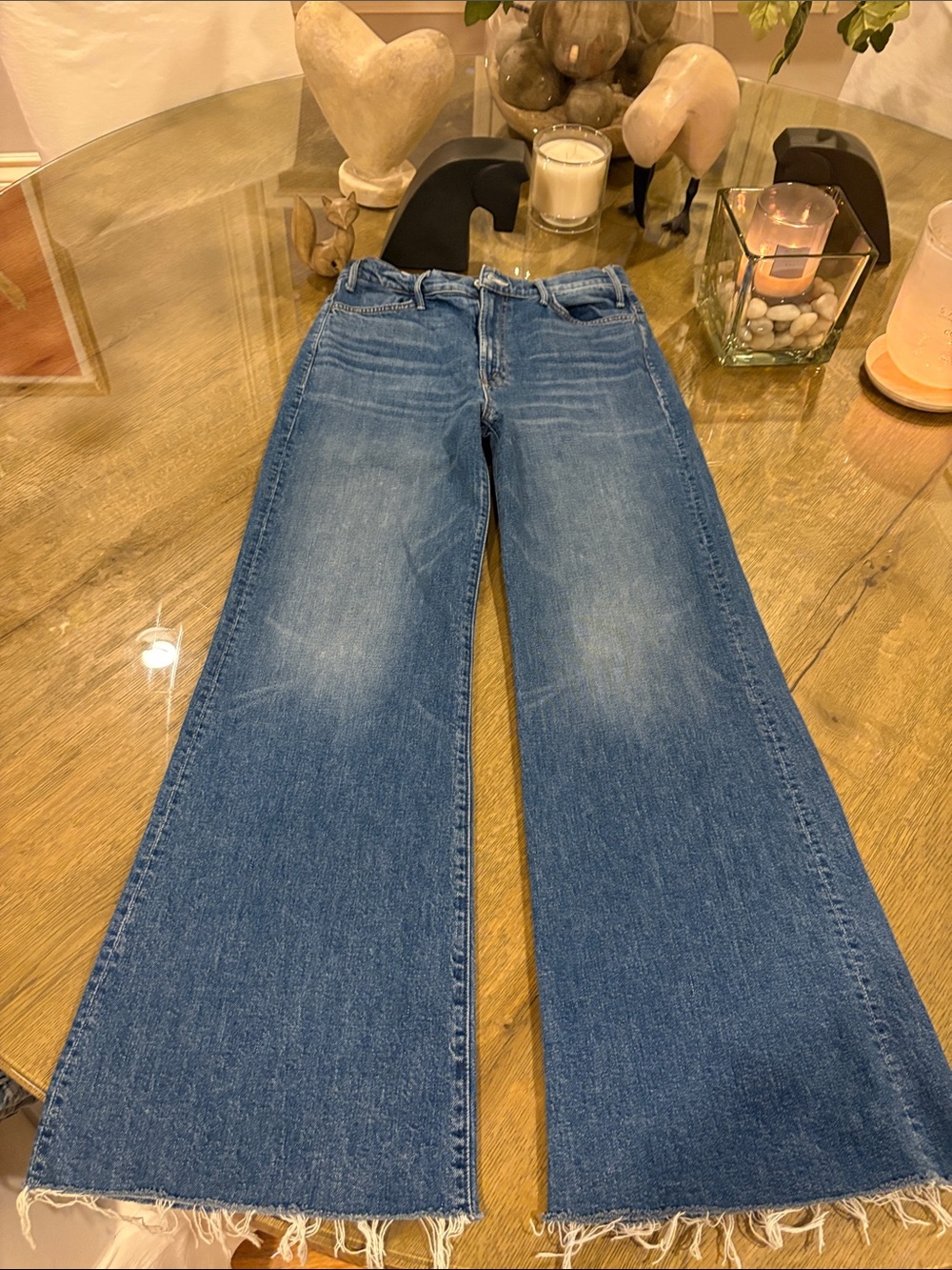 MOTHER DENIM HUSTLER ROLLER HEEL FRAY, size 31, wash PERFECT DRUG. - Picture 1 of 9